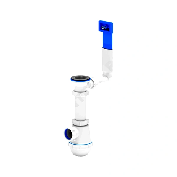 Сифон мойки бут ж/пер 1 1/2"x40 нерж/сетка Ани Грот АНИ Пласт A0140