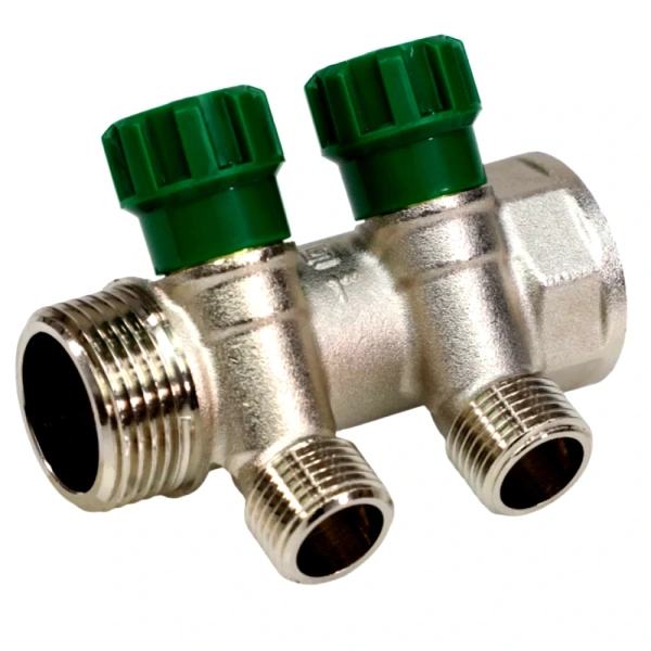 Коллектор лат клап рег 1" м/р 2в 1/2" ПУ н/р 36мм M210 SantechSystems
