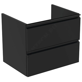 Тумба TESI п/умыв 60 черн мат Ideal Standard T0050ZT