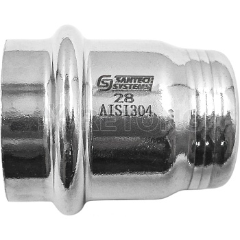 Заглушка нерж AISI304 Дн22 пресс FS150 SantechSystems