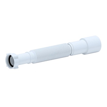 Гофра с гайкой 1 1/4"x40/50 L=366-776мм АНИ Пласт K206