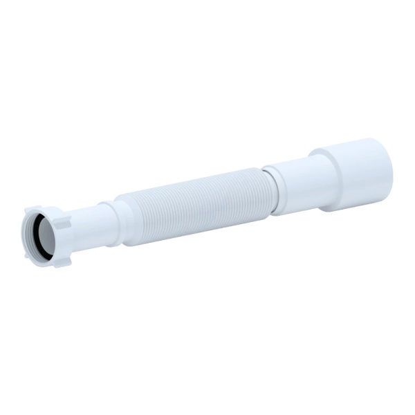 Гофра с гайкой 1 1/4"x40/50 L=366-776мм АНИ Пласт K206