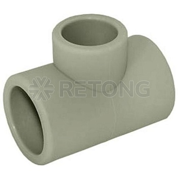 Тройник PP-R сер перех Дн25х20х25 VALFEX 10252025Г