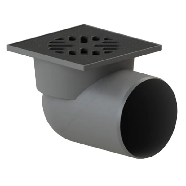 Трап нерег гор/вып 3/затв Дн110 чуг/реш 150х150 Татполимер ТП-105P