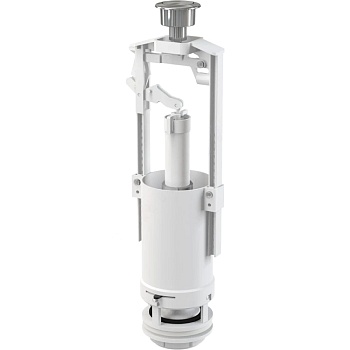 Арматура д/бачка слив хр кноп стоп Alca A2000-CHROM