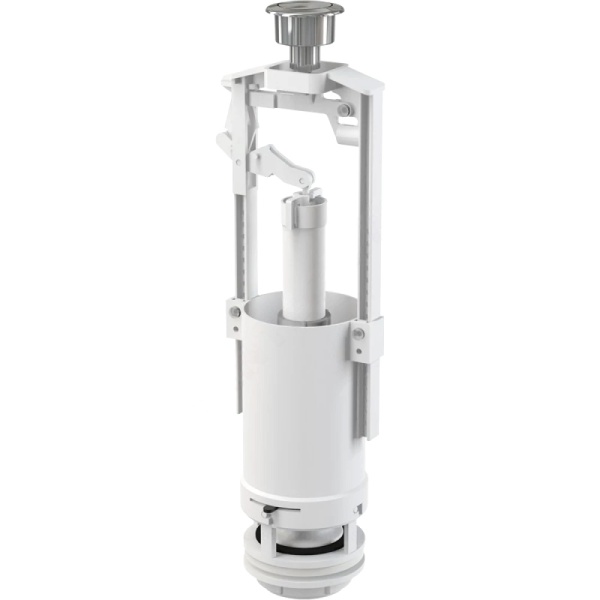 Арматура д/бачка слив хр кноп стоп Alca A2000-CHROM