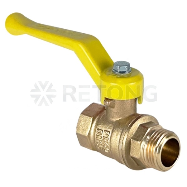 Кран шар лат газ 11Б27фтМ Ду15 Ру40 м/р рыч VALFEX VF.272.LR3.012.N/P59