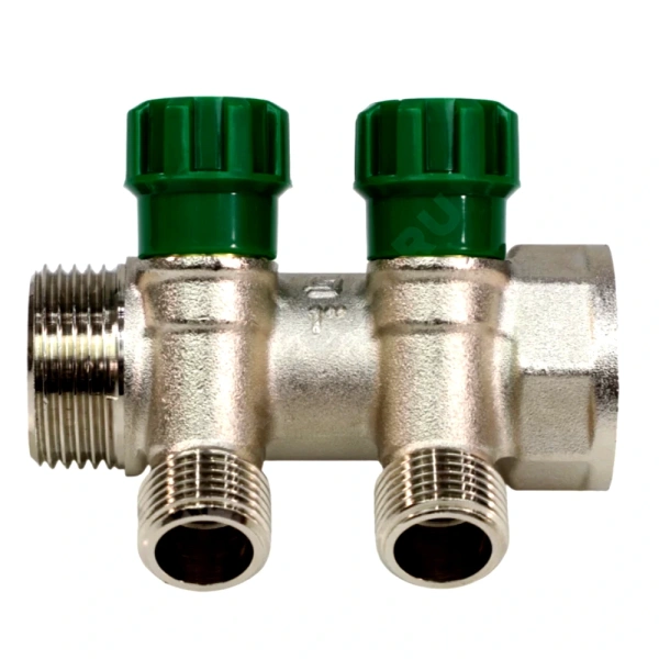 Коллектор лат клап рег 1" м/р 2в 1/2" ПУ н/р 36мм M210 SantechSystems