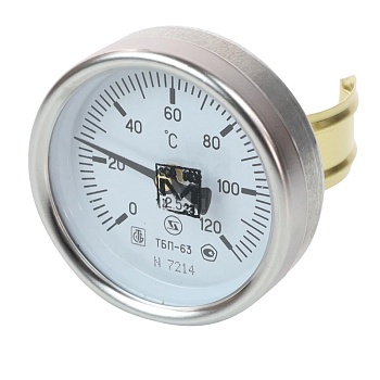 Термометр ТБП63/ТР50 120С Дк63 накладной ЗТП Минск