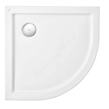 Поддон акр Палермо 80х80 бел в/к Santek 1.WH30.2.477