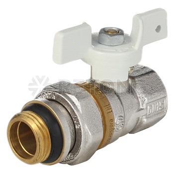 Кран шар лат 1127 Standard нк Ду15 Ру40 м/амер полн баб Aquasfera 1127-01