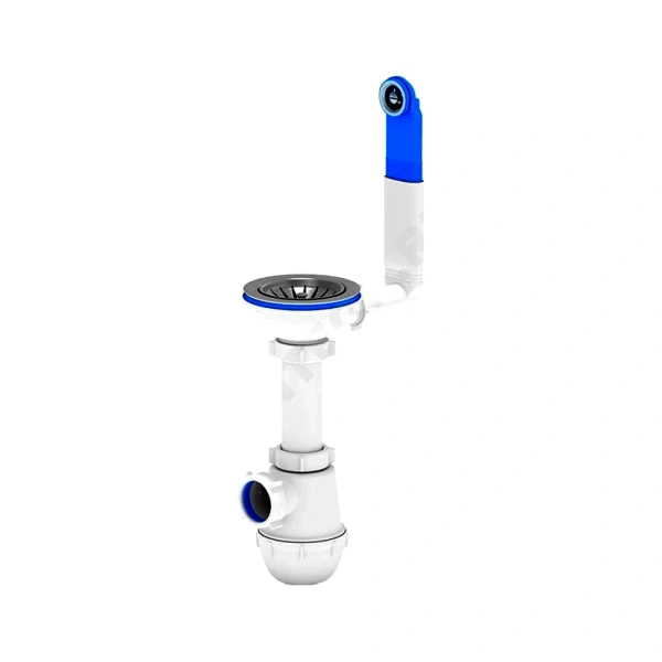 Сифон мойки бут ж/пер 3 1/2"x40 нерж/сетка Ани Грот АНИ Пласт A0142