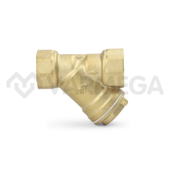 Косой фильтр механической (грубой) очистки Varmega VM04009 4" ВР-ВР, с ушком под пломбу