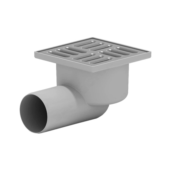 Трап нерег гор/вып гидр/затв Дн50 нерж/реш 100х100 АНИ Пласт TA5102