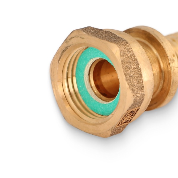 Муфта PE-X бр аксиал Дн16х1/2" нак/г RX+ Рехау 14563353001