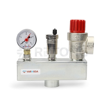 Группа безопасности котла Varmega VM16303, 1", сталь, до 200 кВт