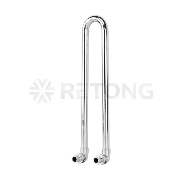 Трубка для подключения радиатора Varmega Slide-Fit VM52511, Г-образная 16/250, аксиальная, сдвоенная