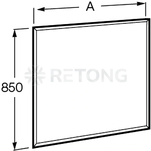 Зеркало для ванной Vigo Vento Comfort 60x80 см с подсветкой датчиком и обогревом