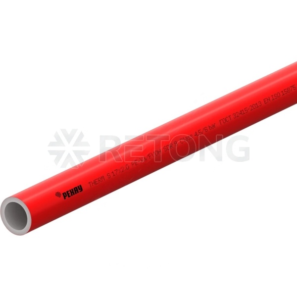 Труба PE-Xa/EVOH therm S крас Дн17х2,0 Ру6 Т95C 120м Рехау 11361403120
