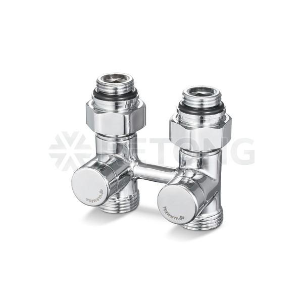 Узел нижнего подключения Varmega VMDV21-400415, 1/2"х3/4"EK НР, прямой, хром