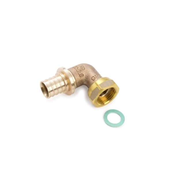 Угольник PE-X бр аксиал Дн16х1/2" ПУ нак/г RAUTITAN RX+ Rehau 14563961001