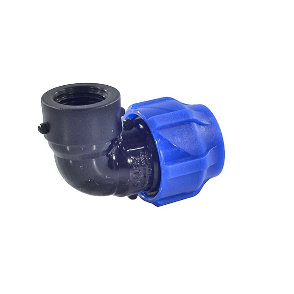 Отвод компресс ПЭ Дн25х3/4"х90гр ВР Ру16 VALFEX 1210012325034