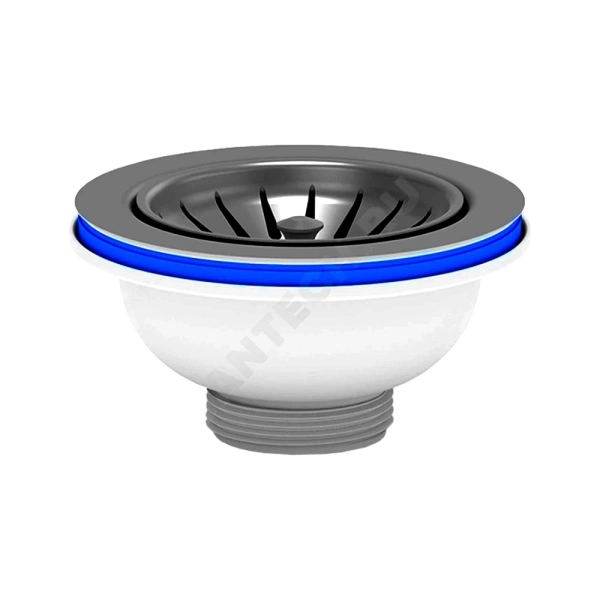 Выпуск мойки 3 1/2" нерж/сетка АНИ Пласт M250
