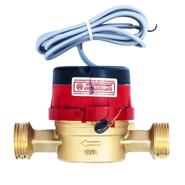 Счетчик г/в имп ВСГд Ду15 95С L110 1л/имп б/к Тепловодомер R121-015-223-B54