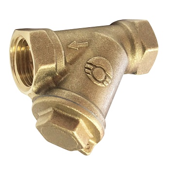 Фильтр Y-обр лат 46Б5фт1 Ду25 Ру25 м/м п/пломб VALFEX VF.192.L00.100