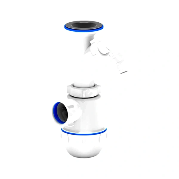 Сифон умыв/мойка бут лит/вып 1 1/2"x40 отв нерж/сетка Ани Грот АНИ Пласт A2000