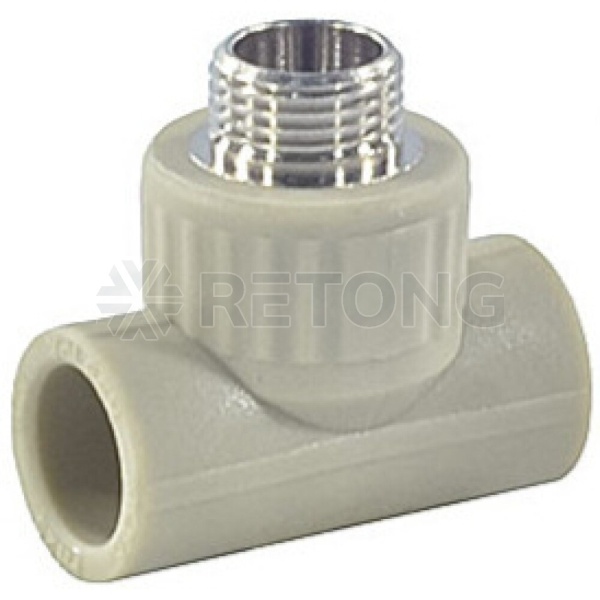 Тройник PP-R сер комб Дн32х3/4" НР VALFEX 10128132Г