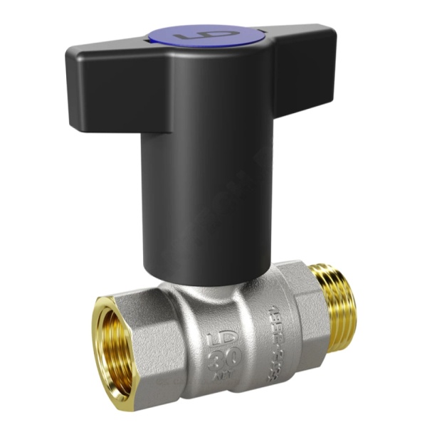 Кран шар лат Pride нк Ду15 Ру40 м/р Т-рук LD 47.342.15 RB