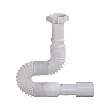 Сифон умыв гофр б/вып 1 1/4"x32/40 Орио АС-32341