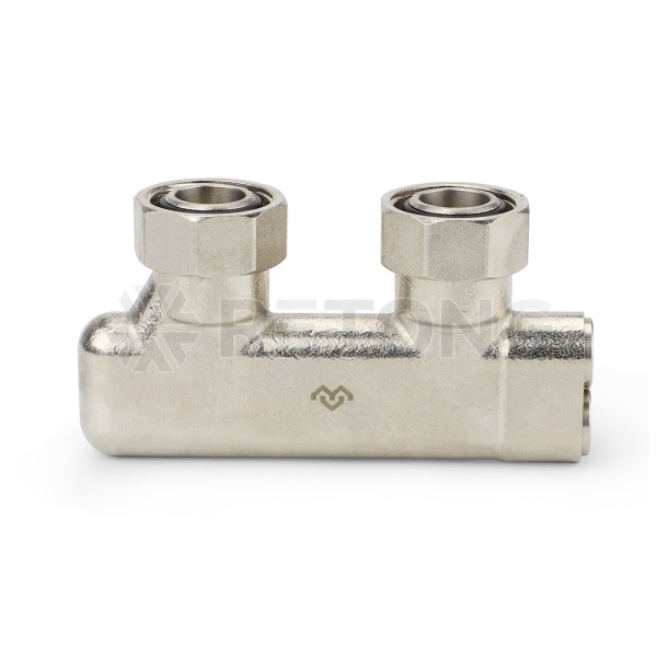 Узел нижнего подключения Varmega VM13901, 3/4"EKх3/4"EK НР-ВР, угловой, перекрестный