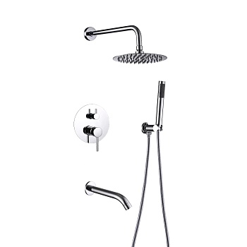 Смес встр/ванна ПСМ-ST-03 однор скрыт/м со встр част в/к STANDART Профсан PSM-ST-03