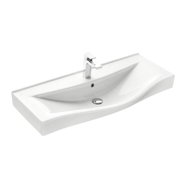 Умывальник меб Беверли 100 1/отв б/к Santek 1.WH30.2.502