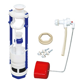 Арматура д/бачка набор 1/2" мемб пл/ш б/под хр кноп РБМ АС-7.1M