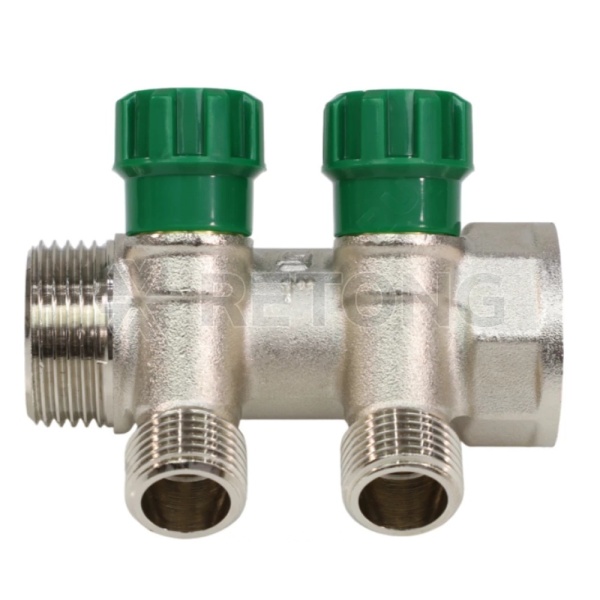 Коллектор лат клап рег 1" м/р 2в 1/2" ПУ н/р 36мм M210 SantechSystems