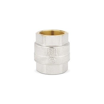 Обратный клапан Varmega VM04804, 1 1/4" ВР, с металлическим седлом, никелированный