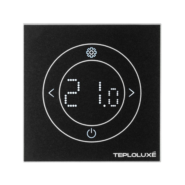 Терморегулятор электронный Теплолюкс Solus Zen Wi-Fi черный/серебро