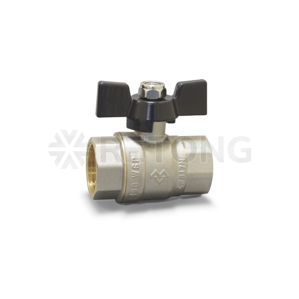 Кран шаровый Varmega Toro VM02303 1" ВР-ВР, полнопроходной, ручка-бабочка