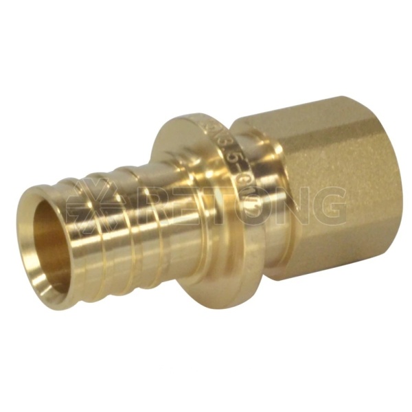 Муфта PE-X лат аксиал Дн20х1/2" ВР РОС