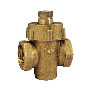 Кран пр-сальн лат 11б6бк Ду40 Ру10 м/м пробка лат ККАЗ