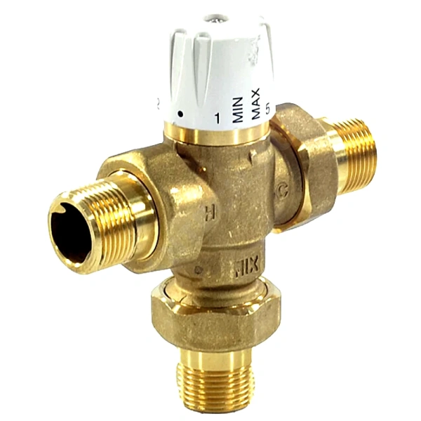 Клапан смес т/стат лат Ду20 Ру10 р/р Kvs1.4 30-65C Giacomini R156Y224