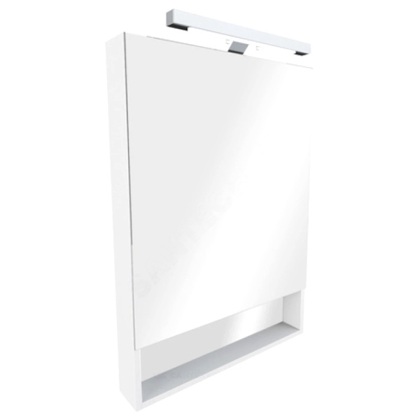 Шкаф зеркал The Gap 80 подсветка бел глян Roca ZRU9302887
