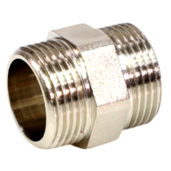 Ниппель лат Ду32 НР никель VALFEX VF.582.N.114