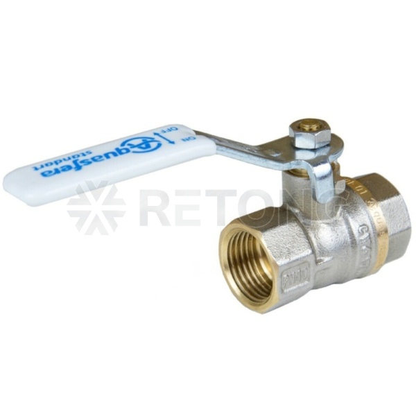 Кран шар лат 1101 Standard нк Ду20 Ру40 м/м полн рыч Aquasfera 1101-02 .