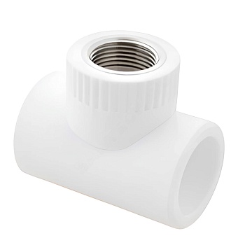 Тройник PP-R бел комб Дн25х3/4" ВР РосТурПласт 10746