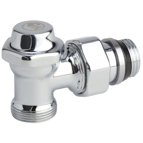 Клапан запорн гп хром Ду15 Ру16 1/2"x16 НР угл Giacomini T29CX003
