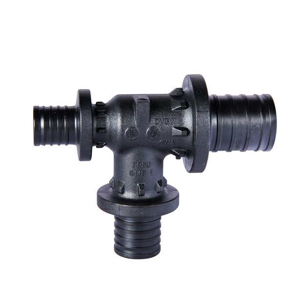 Тройник PE-X PPSU аксиал Дн25х20х16 перех RAUTITAN PX Rehau 11600841001